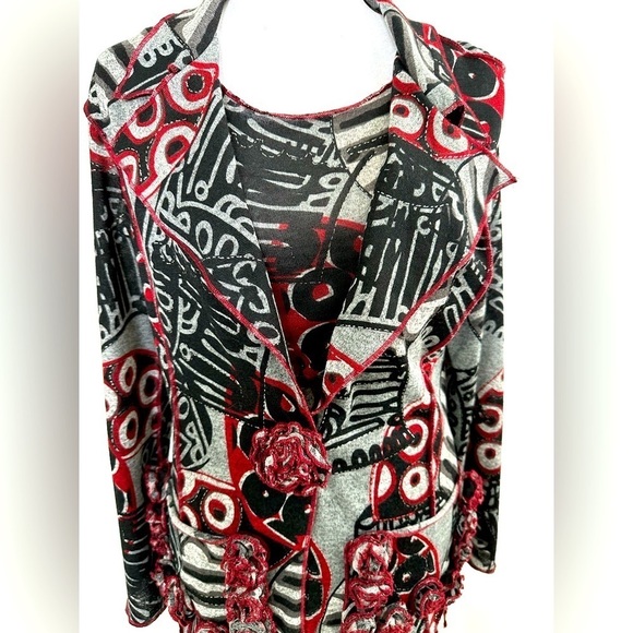 Carrie-Me Couture Palm Beach Three Piece Outfit, Size M   Designer outfit - Picture 5 of 14